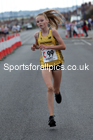 Girls under-15s 2021 Northern 6 and 4 Stage and Young Athletes Road Relays, Redcar. Photo: David T. Hewitson/Sports for All Pics